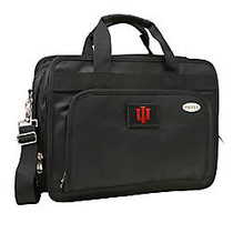 Denco Sports Luggage Expandable Briefcase With 13 inch; Laptop Pocket, Indiana Hoosiers, Black