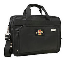 Denco Sports Luggage Expandable Briefcase With 13 inch; Laptop Pocket, Iowa State Cyclones, Black