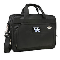 Denco Sports Luggage Expandable Briefcase With 13 inch; Laptop Pocket, Kentucky Wildcats, Black