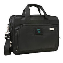 Denco Sports Luggage Expandable Briefcase With 13 inch; Laptop Pocket, Michigan State Spartans, Black