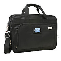 Denco Sports Luggage Expandable Briefcase With 13 inch; Laptop Pocket, North Carolina Tar Heels, Black