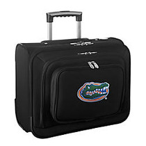 Denco Sports Luggage Rolling Overnighter With 14 inch; Laptop Pocket, Florida Gators, 14 inch;H x 17 inch;W x 8 1/2 inch;D, Black