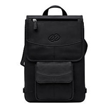 MacCase Leather Flight Jacket Bag For 15 inch; MacBooks;, Black