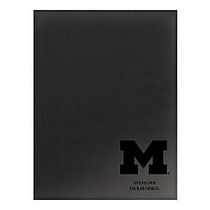 Markings by C.R. Gibson; Leatherette Padfolio, 9 1/4 inch; x 12 3/8 inch;, Michigan Wolverines