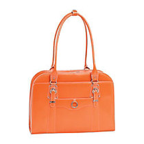 McKleinUSA Hillside Leather Ladies' Briefcase, Orange