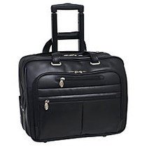 McKleinUSA Wrightwood Wheeled Laptop Case, Black