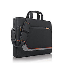 Solo Laptop Slim Briefcase For 17.3 inch; Laptops, Black