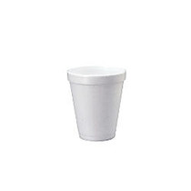 Dart Handi-Kup Insulated Styrofoam Cups, 6 Oz., White, Box Of 1,000
