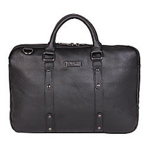 Kenneth Cole Reaction Slim Double-Gusset Case For 16 inch; Laptops, Black