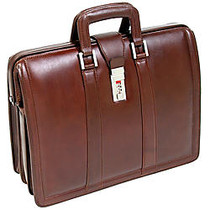 McKlein Morgan Leather Briefcase, Brown