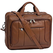 McKlein River West Leather Laptop Case, Brown