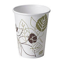 Dixie; Paper Hot Cups, 12 Oz., Pathways Design, Sleeve Of 50