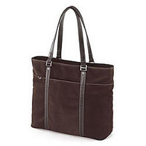 Mobile Edge Chocolate Suede Tote Case