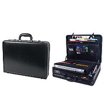 Samsonite; Bonded Leather Computer Attach&eacute;, Black