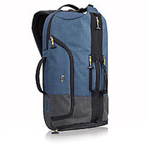 Solo Velocity Backpack Duffel For 17.3 inch; Laptops, Blue/Gray/Yellow
