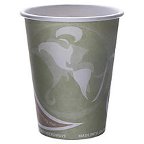 Eco-Products Evolution World PCF Hot Cups, 12 Oz, Sea Green, Pack Of 50