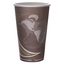 Eco-Products Evolution World PCF Hot Cups, 16 Oz, Purple, Pack Of 50