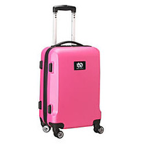 Denco Sports Luggage NCAA ABS Plastic Rolling Domestic Carry-On Spinner, 20 inch; x 13 1/2 inch; x 9 inch;, North Dakota Fighting Sioux, Pink