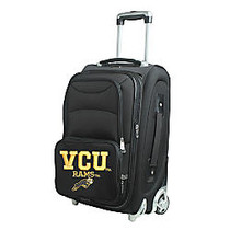 Denco Sports Luggage NCAA Expandable Rolling Carry-On, 20 1/2 inch; x 12 1/2 inch; x 8 inch;, Virginia Rams, Black