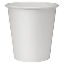 Genuine Joe Polyurethane-Lined Disposable Hot Cups, Single, 10 Oz, White, Pack Of 1000