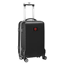 Denco Sports Luggage Rolling Carry-On Hard Case, 20 inch; x 9 inch; x 13 1/2 inch;, Black, Indiana Hoosiers