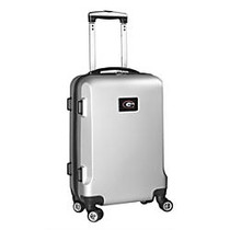 Denco Sports Luggage Rolling Carry-On Hard Case, 20 inch; x 9 inch; x 13 1/2 inch;, Silver, Georgia Bulldogs