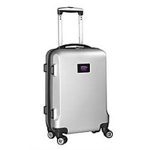 Denco Sports Luggage Rolling Carry-On Hard Case, 20 inch; x 9 inch; x 13 1/2 inch;, Silver, Kansas State Wildcats