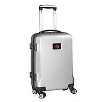 Denco Sports Luggage Rolling Carry-On Hard Case, 20 inch; x 9 inch; x 13 1/2 inch;, Silver, Louisville Cardinals