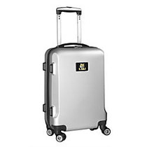 Denco Sports Luggage Rolling Carry-On Hard Case, 20 inch; x 9 inch; x 13 1/2 inch;, Silver, LSU Tigers