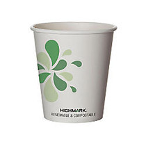Highmark; Renewable Hot Drink Cups, 10 Oz, Multicolor, Pack Of 50