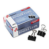 Binder Clips, 1/4 inch;, Assorted Colors, Box Of 12 (AbilityOne 7510-00-282-8201)