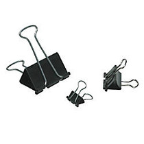 Office Wagon; Brand Heavy-Duty Binder Clips, Large, 2 inch; Wide, 1 inch; Capacity, , Black, Box Of 48