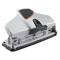 Office Wagon; Brand Adjustable 3-Hole Punch, 32-Sheet Capacity, Silver