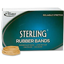 Alliance Sterling Rubber Bands, #31 - Size: #31 - 2.50 inch; Length x 63 mil Width - 30 mil Thickness - 13lb/in - 1200 / Box - Rubber - Crepe