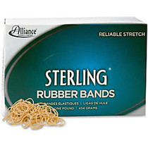 Alliance Sterling Rubber Bands, Size #10 - Size: #10 - 1.25 inch; Length x 60 mil Width - Reusable - 5000 / Box - Rubber - Crepe