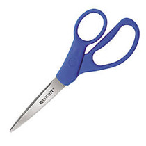 Westcott; All-Purpose Preferred Scissors, 7 inch;, Pointed, Blue