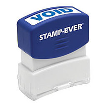 Harland Clarke Pre-Inked Stamp,  inch;Void, inch; 9/16 inch; x 1 11/16 inch;, Red Ink