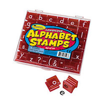 Learning Resources; Lowercase Alphabet And Punctuation Stamps, 1 inch; x 1 inch;, 34 Stamps Per Set, Pack Of 2 Sets