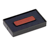 Office Wagon; Brand 2-Color Replacement Stamp Pad, Blue/Red