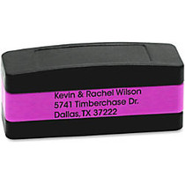 U.S. Stamp & Sign Custom Pre-Inked Stack Stamp - Custom Message Stamp - 3 Line(s) - 50000 Impression(s) - Fuchsia - 1 Each