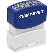 U.S. Stamp & Sign Pre-inked Security Block Stamp - 1.69 inch; Impression Width x 0.56 inch; Impression Length - 50000 Impression(s) - Blue - 1 Each
