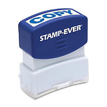 U.S. Stamp & Sign Pre-inked Stamp - Message Stamp -  inch;COPY inch; - 0.56 inch; Impression Width x 1.69 inch; Impression Length - 50000 Impression(s) - Blue - 1 Each