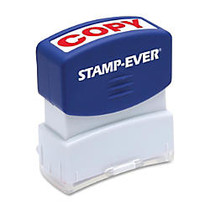 U.S. Stamp & Sign Pre-inked Stamp - Message Stamp -  inch;COPY inch; - 0.56 inch; Impression Width x 1.69 inch; Impression Length - 50000 Impression(s) - Red - 1 Each