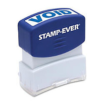 U.S. Stamp & Sign Pre-inked Stamp - Message Stamp -  inch;VOID inch; - 0.56 inch; Impression Width x 1.69 inch; Impression Length - 50000 Impression(s) - Blue - 1 Each