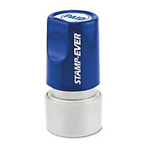 U.S. Stamp & Sign Round Pre-inked Stamp - Message Stamp -  inch;PAID inch; - 0.75 inch; Impression Diameter - 50000 Impression(s) - Blue - 1 Each