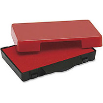 U.S. Stamp & Sign T5030 Replacement Ink Pad - 1 Each - Red Ink - Plastic