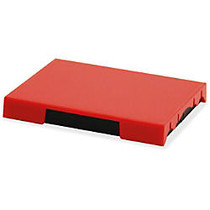 U.S. Stamp & Sign Trodat 4729 Dater Replacement Pad - 1 Each - 1.6 inch; Width x 2 inch; Length - Red Ink - Plastic