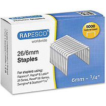 Rapesco 26 Staples - 26/6mm - 5000 / Box