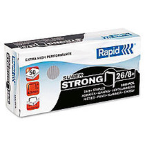 Rapid High Capacity 5/16 inch; Staples - High Capacity - 5/16 inch; - 0.31 inch; Leg - 0.5 inch; Crown - 50 sheets capacity - 5000 / Box - Galvanized - Silver