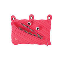 Zipit; Grillz 3-Ring Pouch, Pink